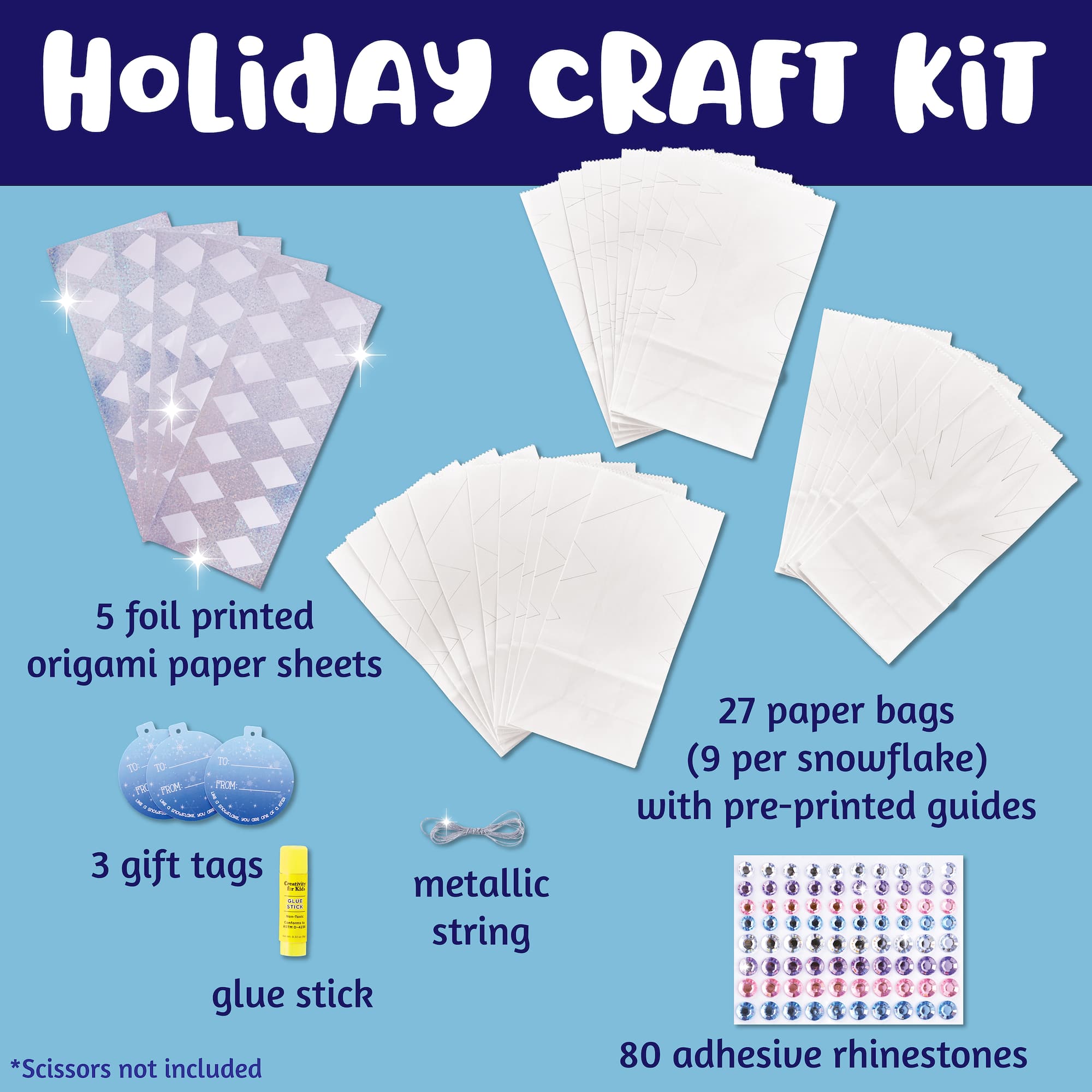 Creativity for Kids® Make Your Own Snowflake Ornaments